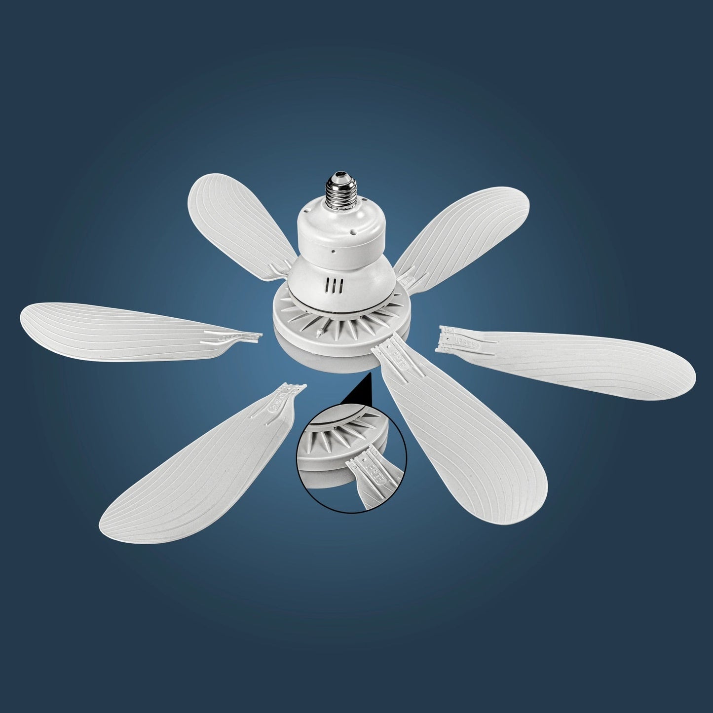 FOCO VENTILADOR AHORRADOR DE 6 ASPAS