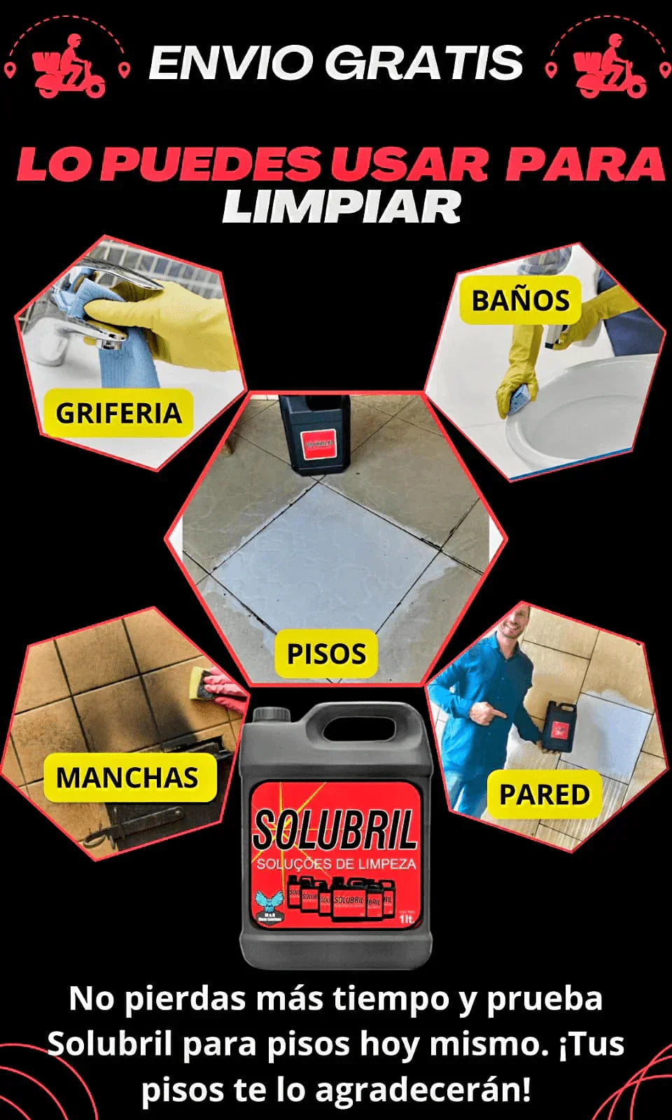 SOLUBRIL SOLUCIÓN EN LIMPIEZA 1L