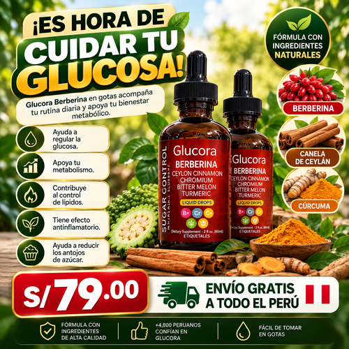 GLUCORA BERBERINE + ENVÍO GRATIS