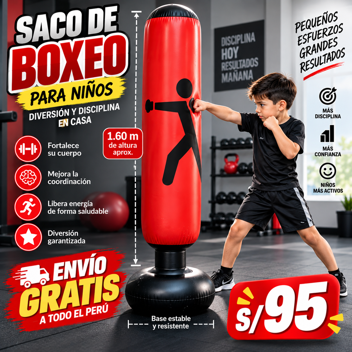 SACO DE BOXEO INFLABLE