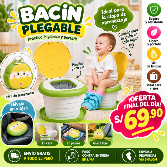 BACIN PLEGABLE PARA NIÑOS + ENVIO GRATIS