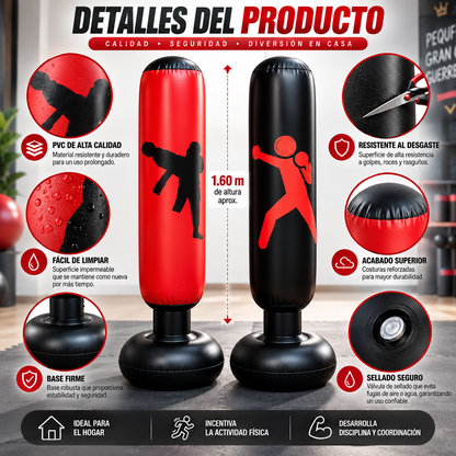 SACO DE BOXEO INFLABLE