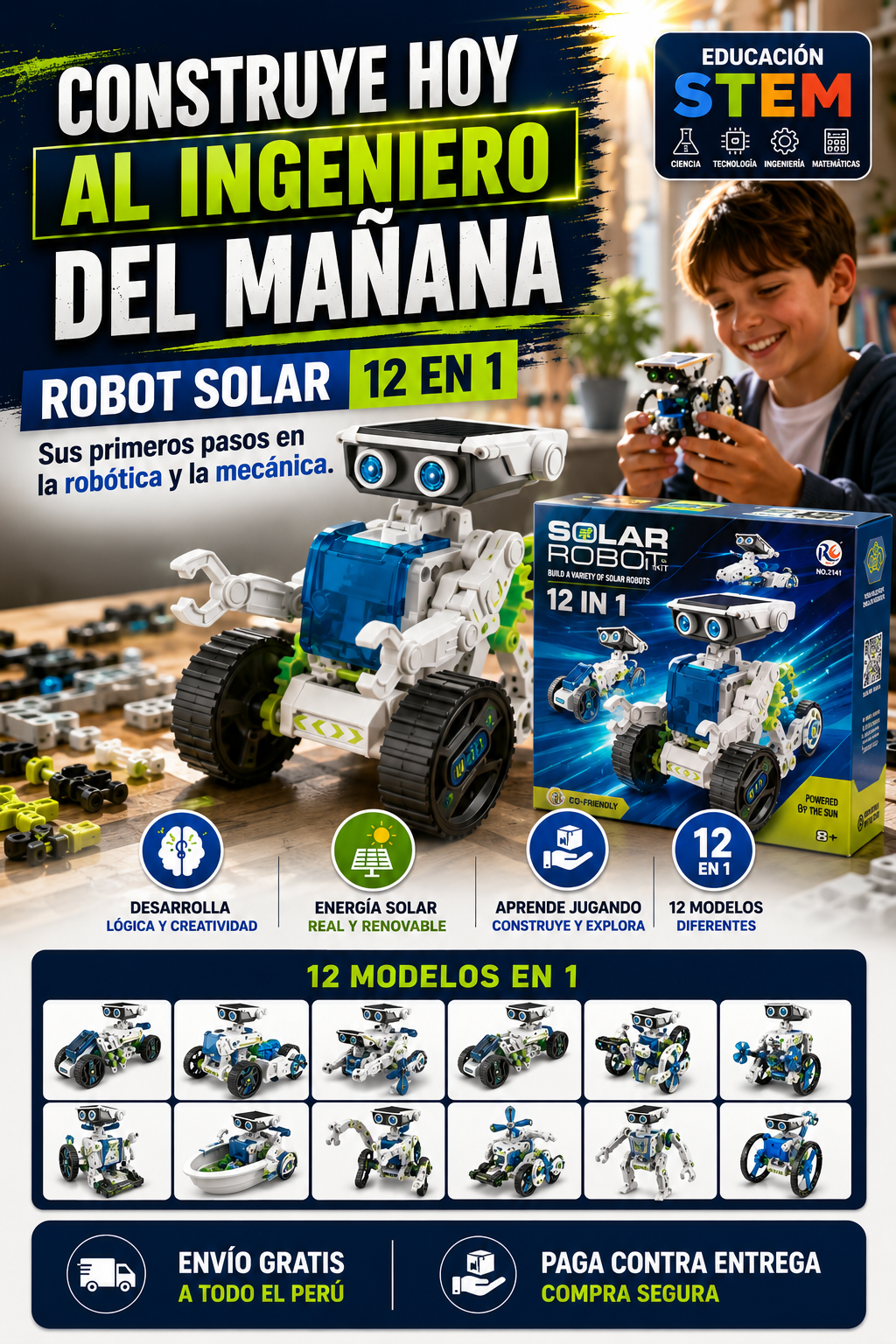 ROBOT SOLAR 12 EN 1