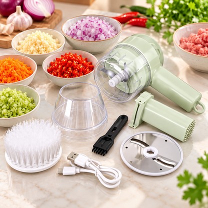 COMBO COCINA (PICADOR MULTIFUNCIONAL + PICADOR ELECTRICO) + 2 PELADORES + ENVIO GRATIS