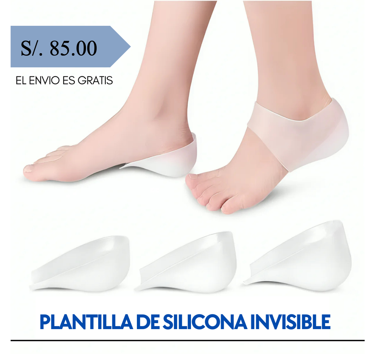 Plantilla de Silicona Invisible