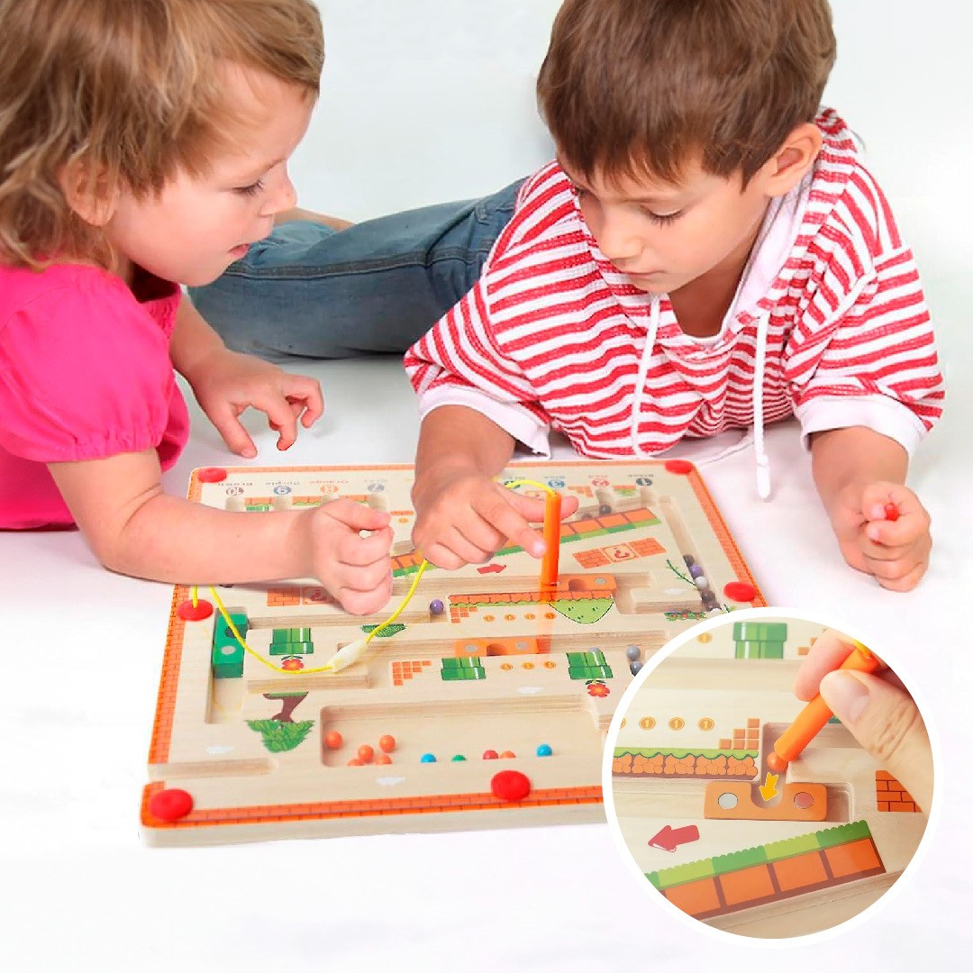 LABETINTO MAGNETICO MONTESSORI ¡Aventura al Estilo Mario Bros! 🎮🍄🌈