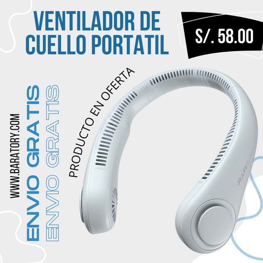 PROMO DEL VENTILADOR DE CUELLO PORTATIL